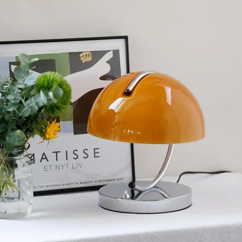 Mushroom Glass Table Lamp 40cm