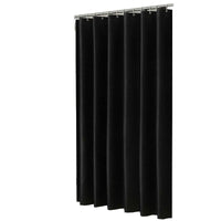 Black Water-Repellent Shower Curtain