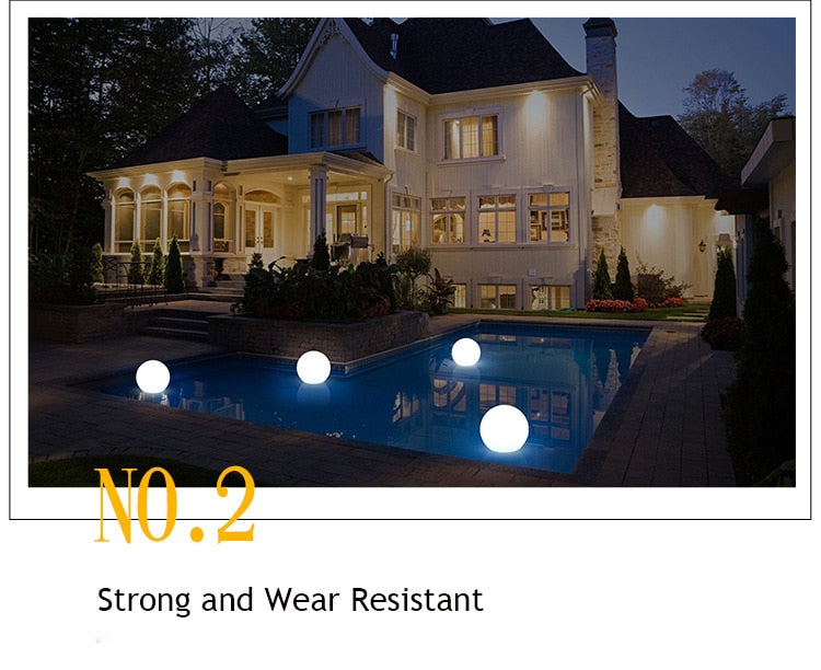 RGB Glowing Garden Ball Light