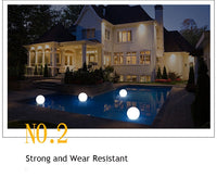 RGB Glowing Garden Ball Light