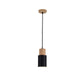 Nordic wood base pendant lamp