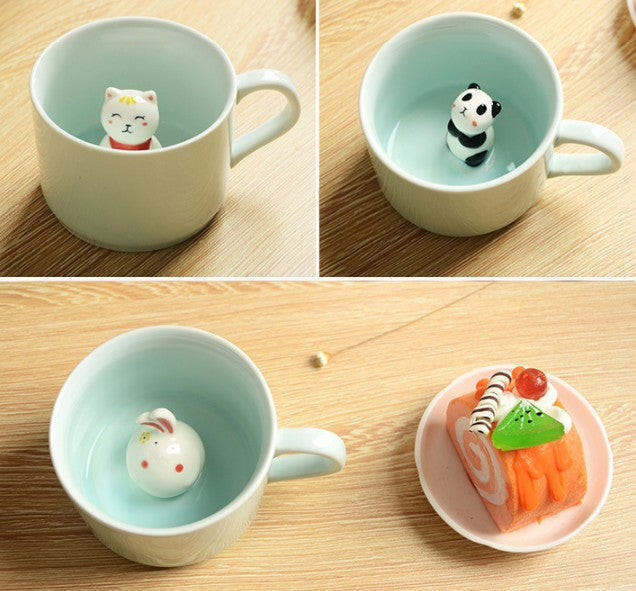 Animal Form Ceramic Mug 220ml