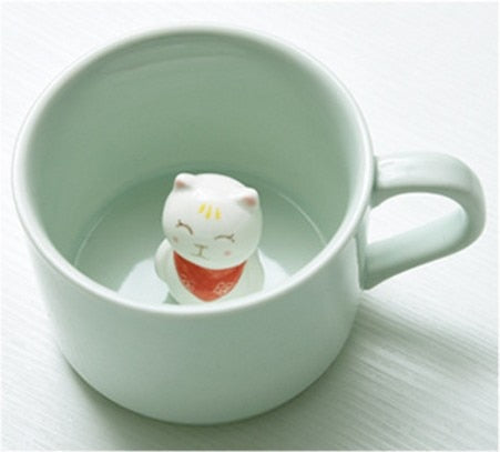 Animal Form Ceramic Mug 220ml