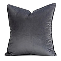 Flanged Velvet Cushion Cover 45cm or 50cm