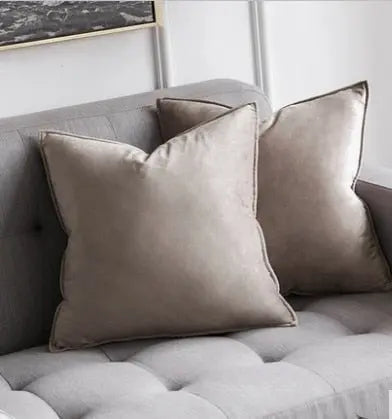 Flanged Velvet Cushion Cover 45cm or 50cm
