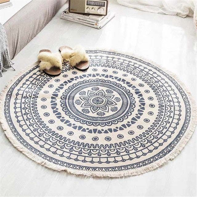 Mandala Round Rug 92cm