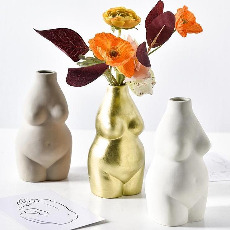 Venus Bust Ceramic Vase 16cm