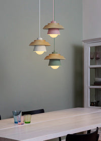 Nordic Wood Collar Pendant Light