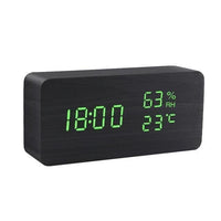 Wooden LED Digital Alarm Clock