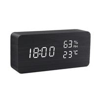 Wooden LED Digital Alarm Clock