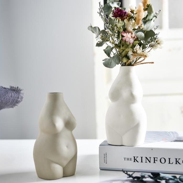 Venus Bust Ceramic Vase 16cm