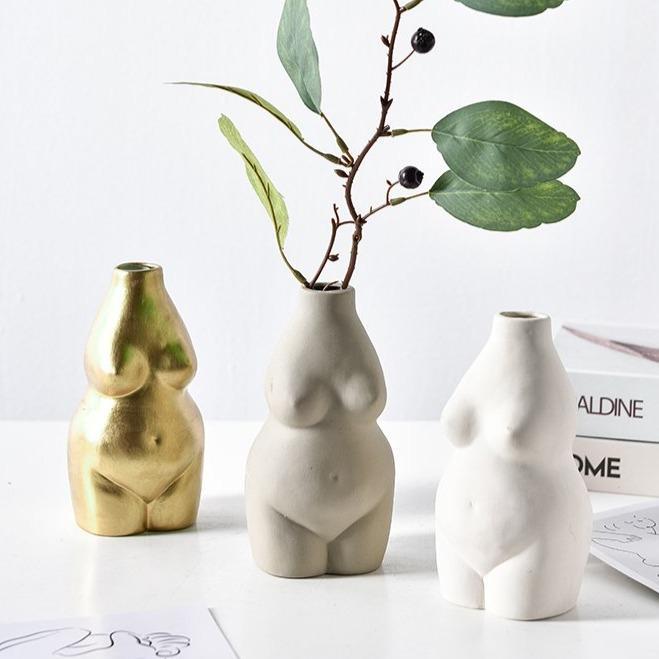 Venus Bust Ceramic Vase 16cm