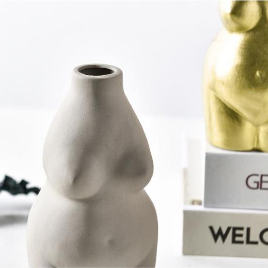 Venus Bust Ceramic Vase 16cm