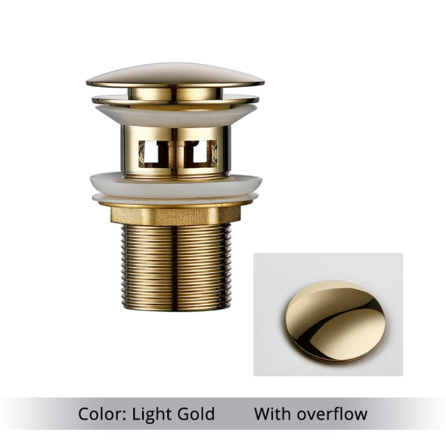 Brass Pop-Up Basin Waste