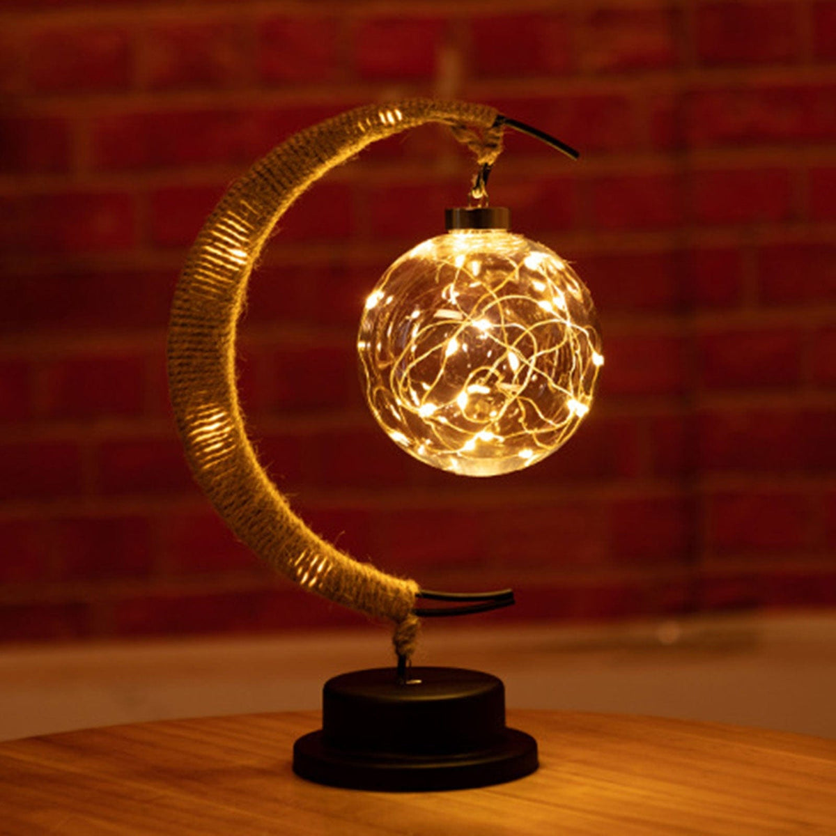 Crescent Moon Globe Lamp 27cm