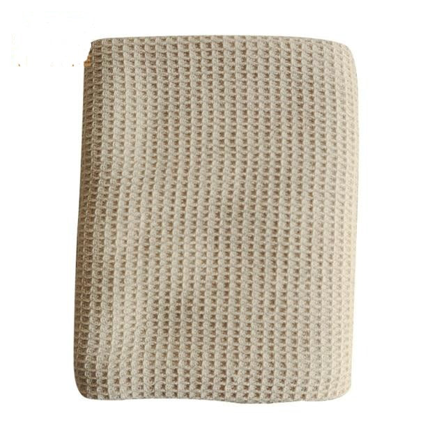Waffle Cotton Tea Towels, Pair