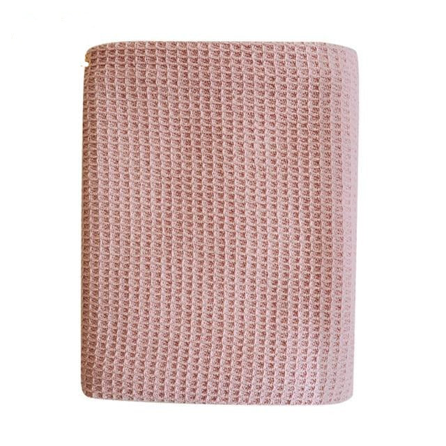 Waffle Cotton Tea Towels, Pair