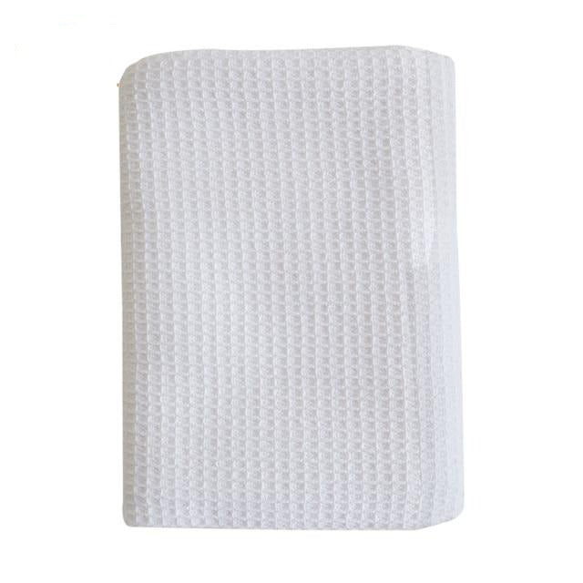 Waffle Cotton Tea Towels, Pair