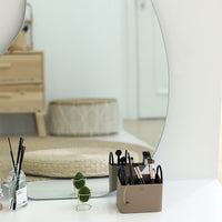 Faux Leather Storage Basket