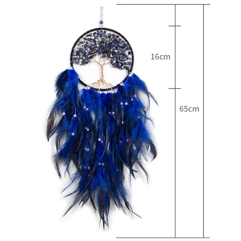 Lapis Lazuli Tree of Life Hanging