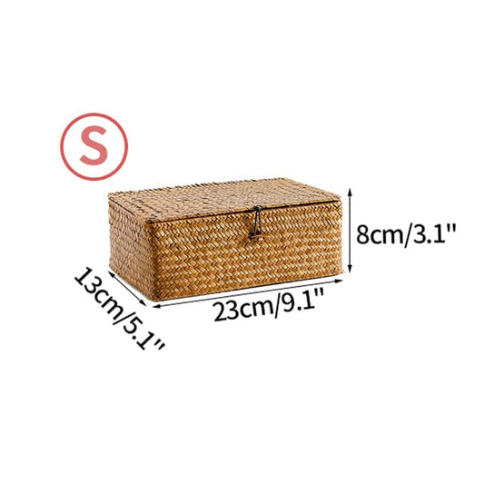 Handwoven Seagrass Storage Box