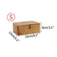 Handwoven seagrass storage box