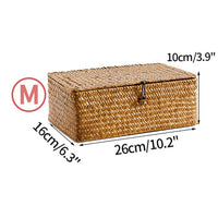 Seagrass box with lid