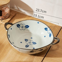 Flora Ceramic Pasta Bowls