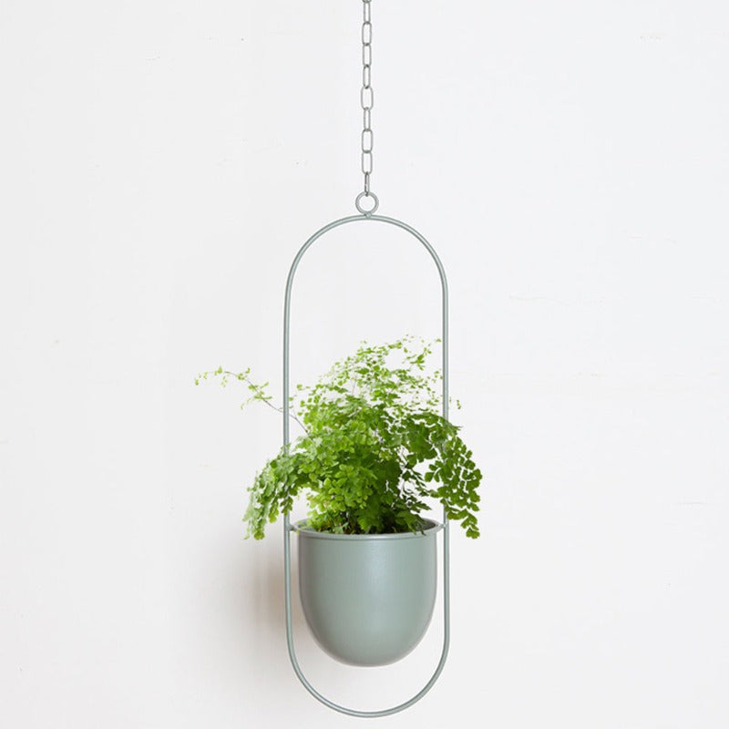 Hanging Iron Plant Pot Holder