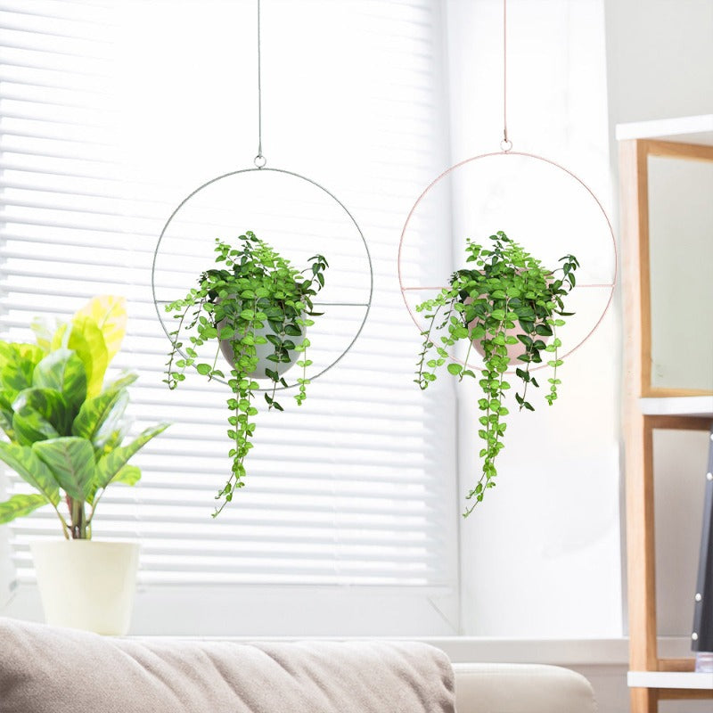 Hanging Iron Plant Pot Holder