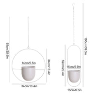 Hanging Iron Plant Pot Holder