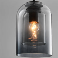 Coloured Glass Pendant Light 15cm