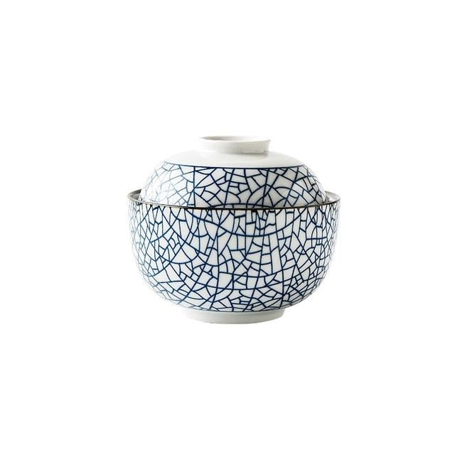 Lidded Porcelain Noodle Bowl 1.1L