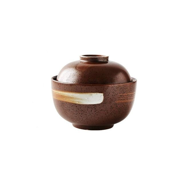 Lidded Porcelain Noodle Bowl 1.1L