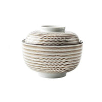 Lidded Porcelain Noodle Bowl 1.1L