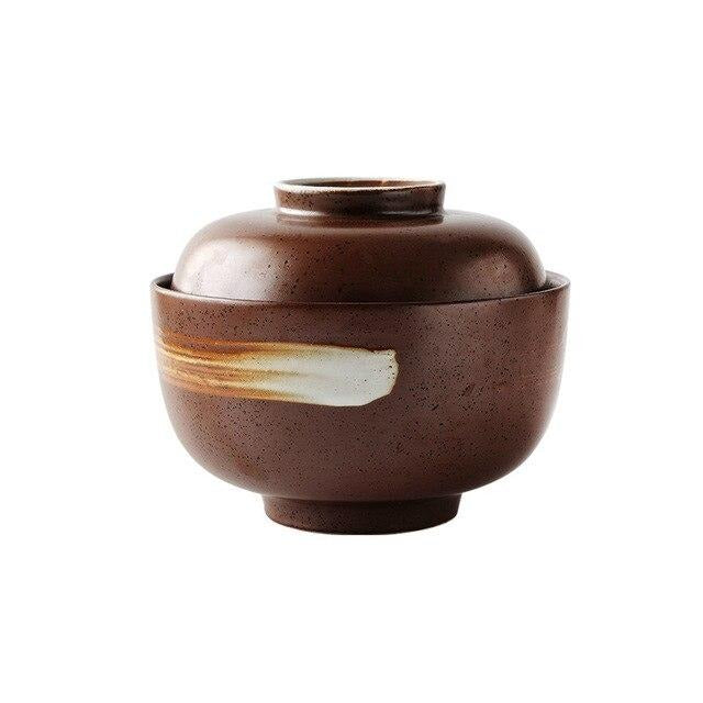 Lidded Porcelain Noodle Bowl 1.1L