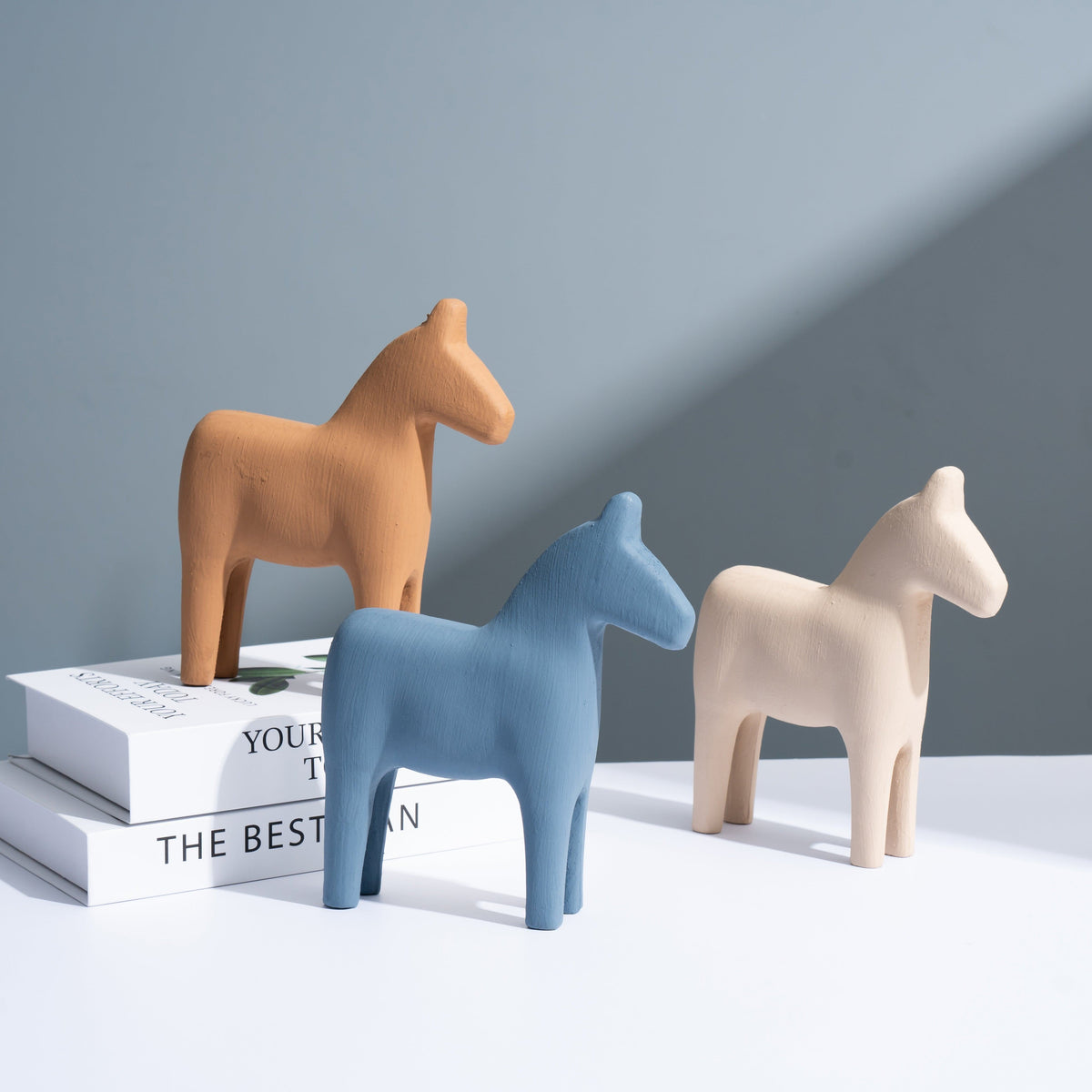 Minimalist Resin Horse Ornament