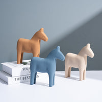 Minimalist Resin Horse Ornament