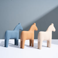 Minimalist Resin Horse Ornament