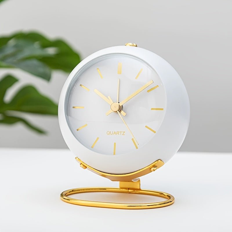Retro Metal Analogue Alarm Clock