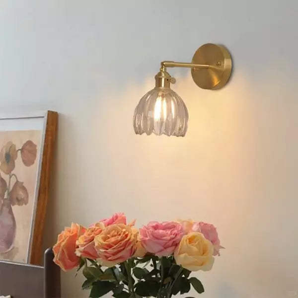 Tulip Glass Wall Light