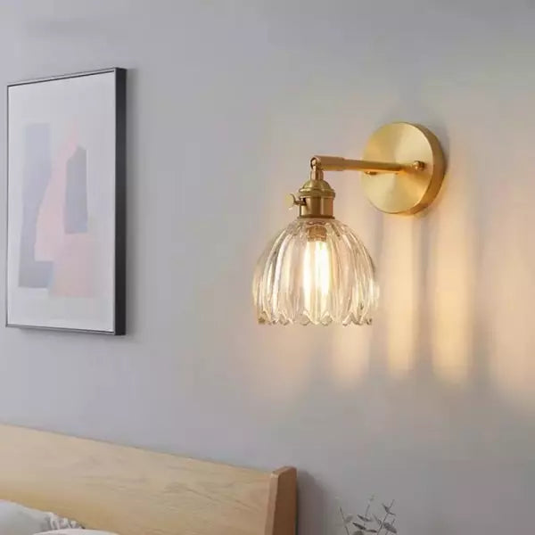 Tulip Glass Wall Light