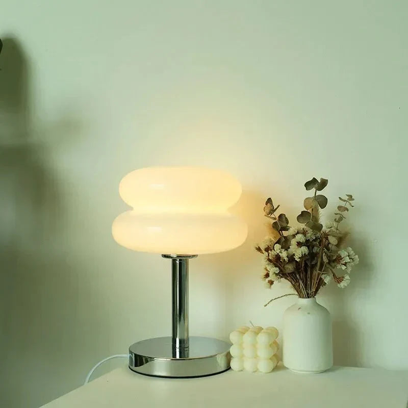 Coloured Glass Table Lamp 28cm