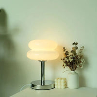 Coloured Glass Table Lamp 28cm