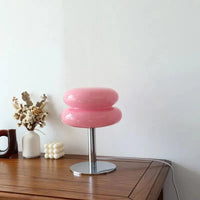 Coloured Glass Table Lamp 28cm