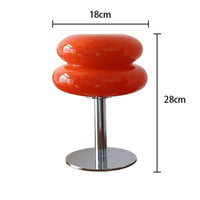 Coloured Glass Table Lamp 28cm