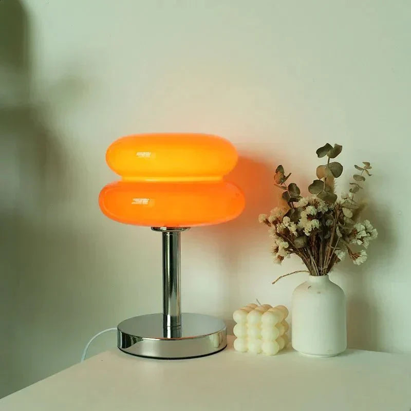 Coloured Glass Table Lamp 28cm
