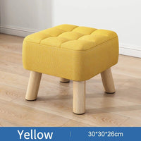 Retro Padded Ottoman Stool
