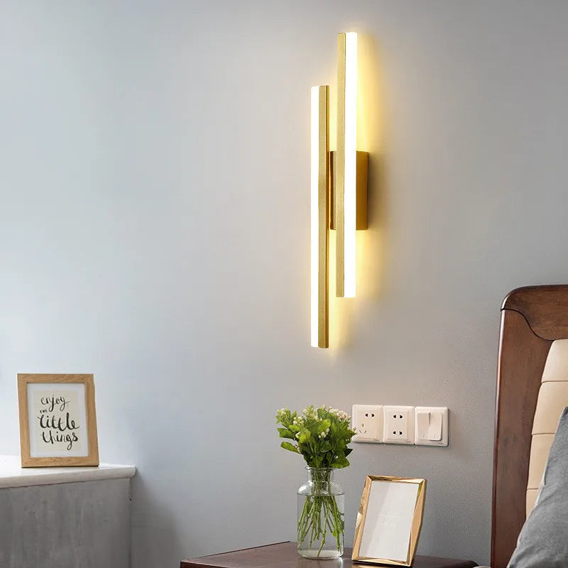 Angled Bar LED Wall Light 40cm