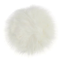 Faux Fur Round Seat Cushion 30cm